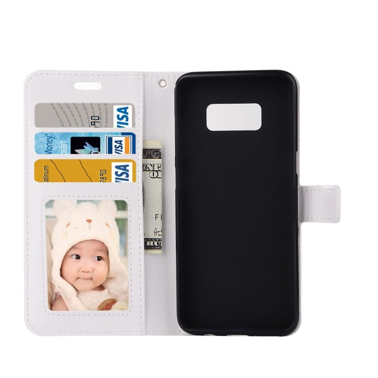 For Galaxy S8 Retro Crazy Horse Texture Horizontal Flip Leather Case with Holder & Card Slots & Wallet & Photo Frame