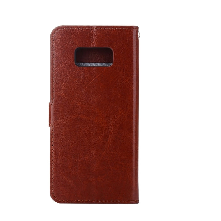 For Galaxy S8 Retro Crazy Horse Texture Horizontal Flip Leather Case with Holder & Card Slots & Wallet & Photo Frame