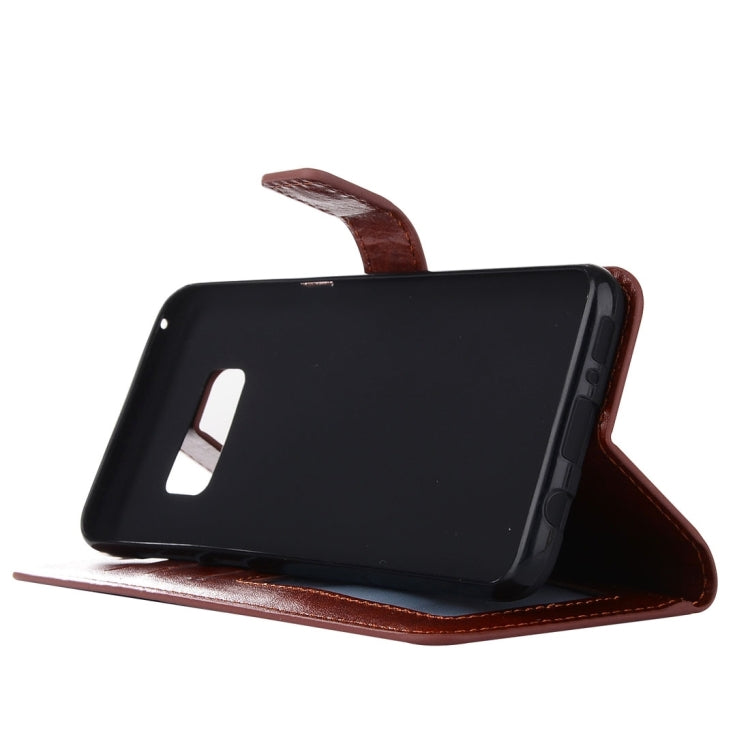 For Galaxy S8 Retro Crazy Horse Texture Horizontal Flip Leather Case with Holder & Card Slots & Wallet & Photo Frame
