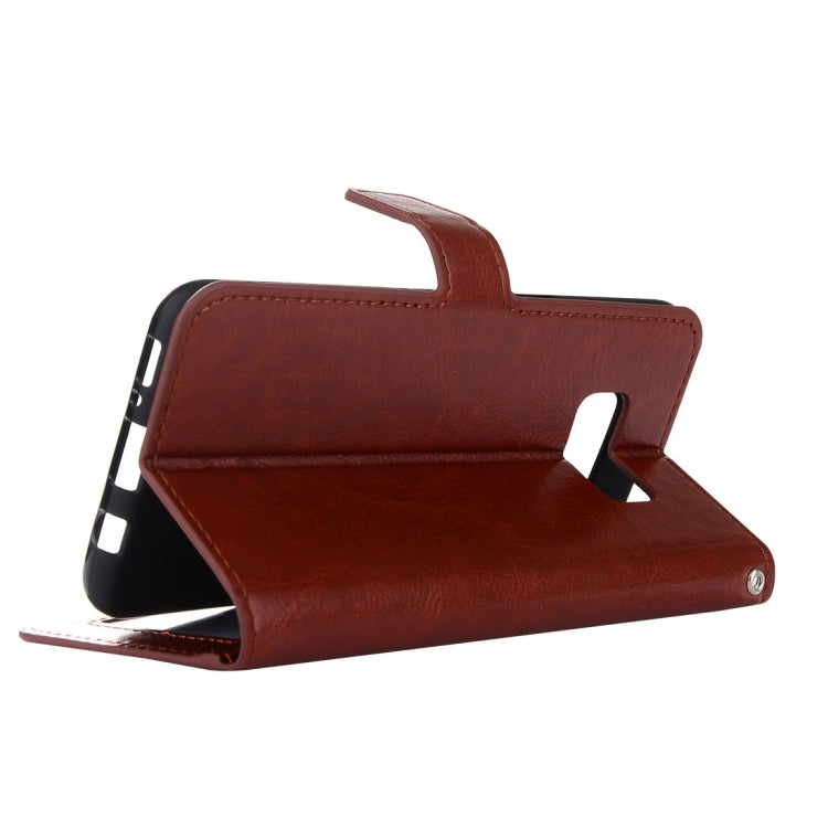 For Galaxy S8 Retro Crazy Horse Texture Horizontal Flip Leather Case with Holder & Card Slots & Wallet & Photo Frame