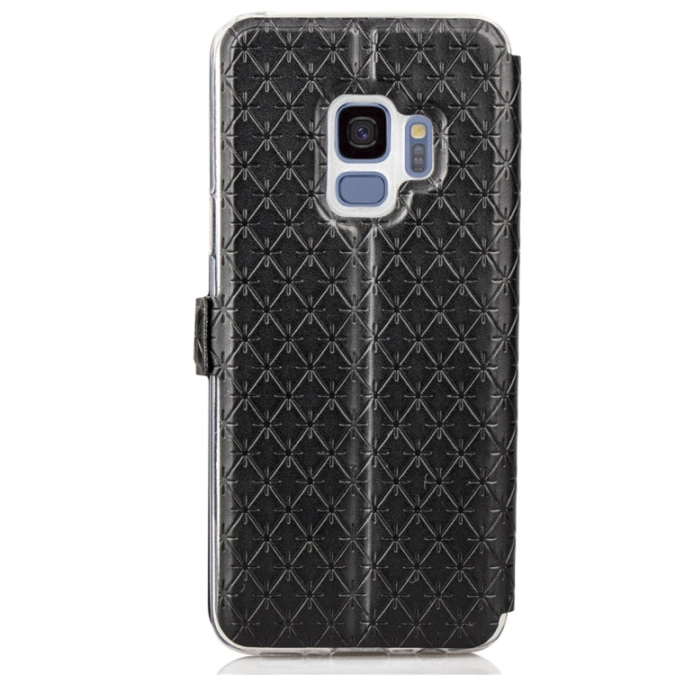For Galaxy S9 Argyles Texture Horizontal Flip Leather Case with Holder & Card Slots & Call Display ID