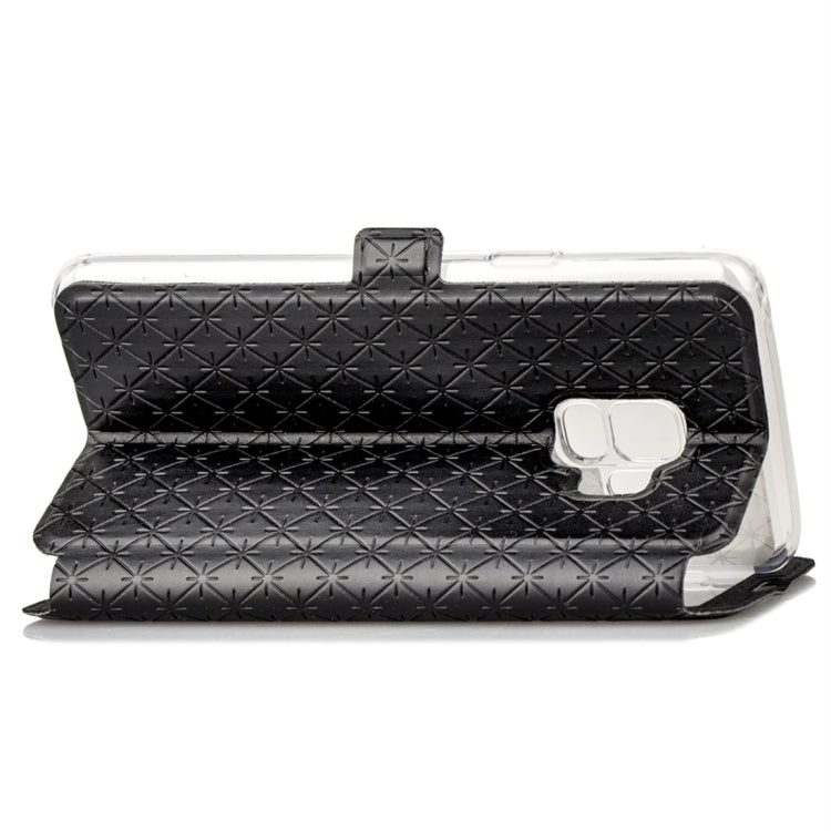 For Galaxy S9 Argyles Texture Horizontal Flip Leather Case with Holder & Card Slots & Call Display ID