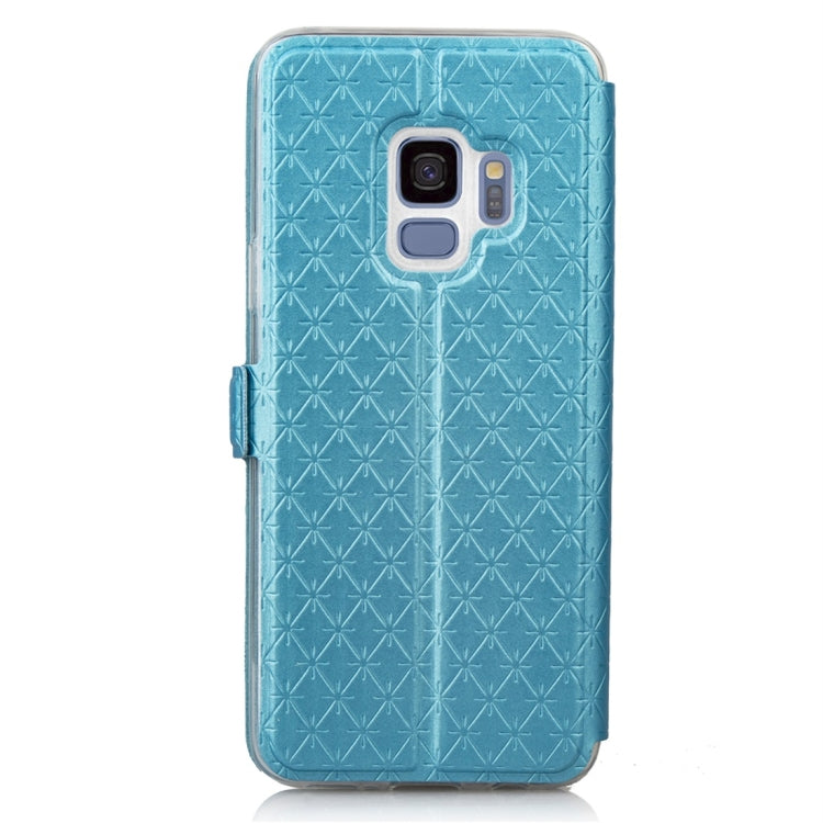 For Galaxy S9 Argyles Texture Horizontal Flip Leather Case with Holder & Card Slots & Call Display ID