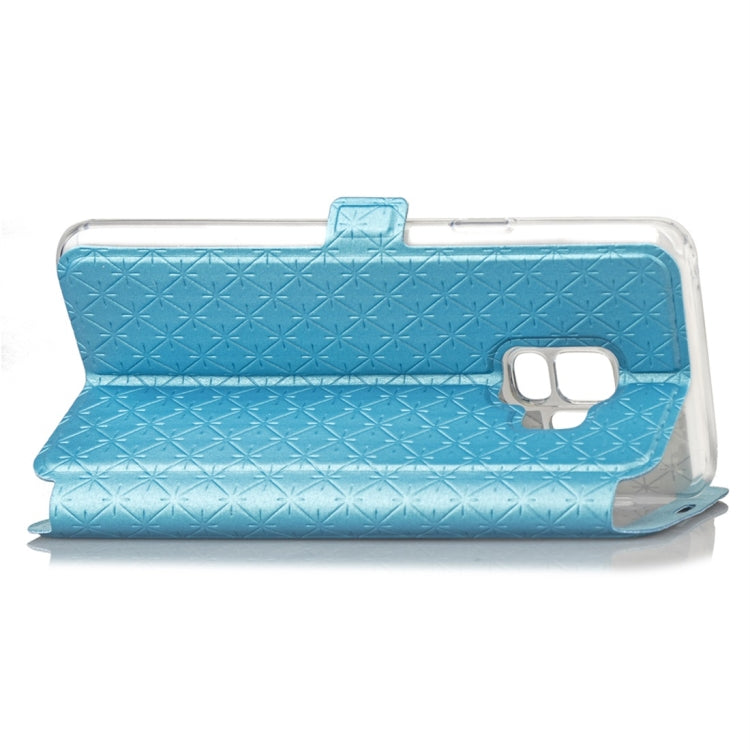 For Galaxy S9 Argyles Texture Horizontal Flip Leather Case with Holder & Card Slots & Call Display ID