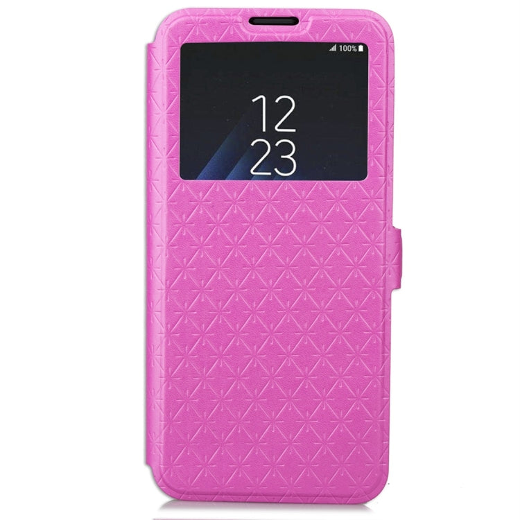 For Galaxy S9 Argyles Texture Horizontal Flip Leather Case with Holder & Card Slots & Call Display ID