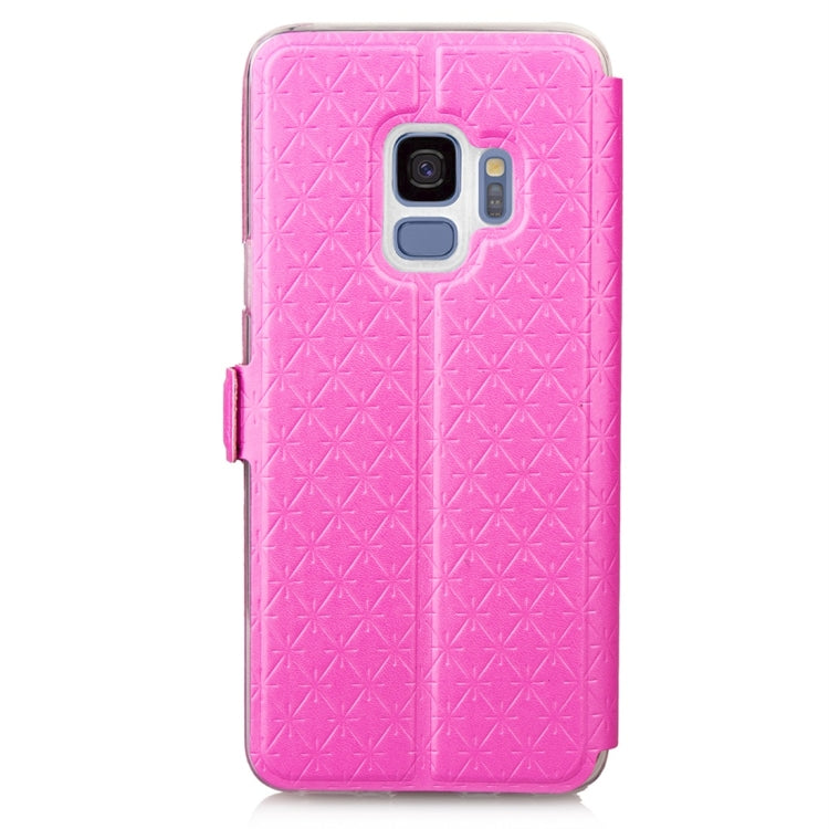 For Galaxy S9 Argyles Texture Horizontal Flip Leather Case with Holder & Card Slots & Call Display ID