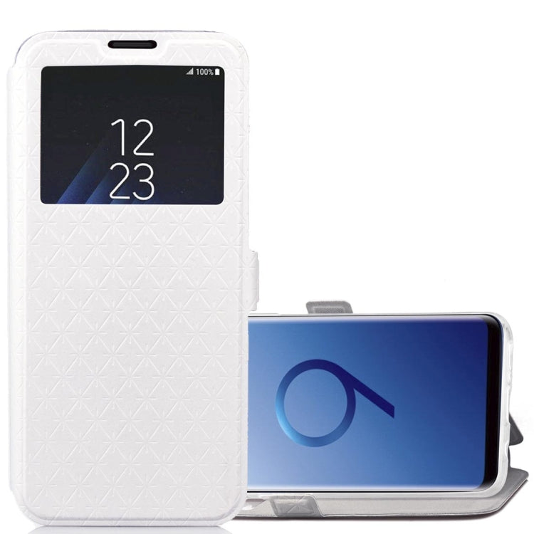 For Galaxy S9 Argyles Texture Horizontal Flip Leather Case with Holder & Card Slots & Call Display ID
