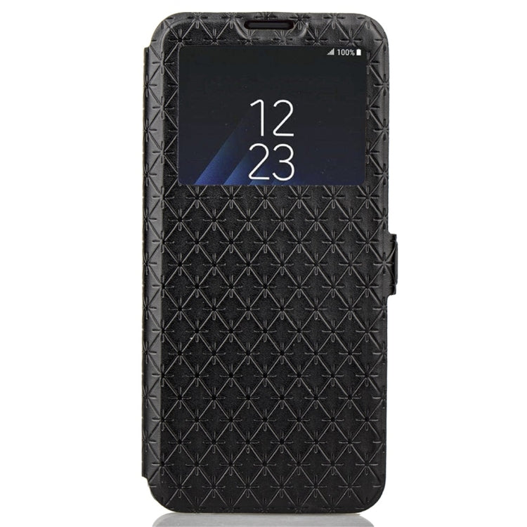 For Galaxy S9+ Argyles Texture Horizontal Flip Leather Case with Holder & Card Slots & Call Display ID