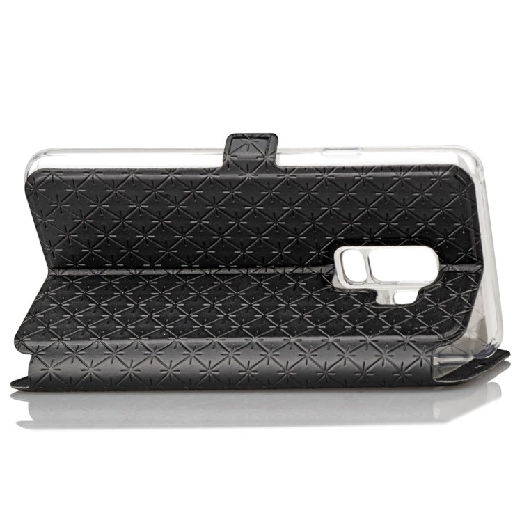 For Galaxy S9+ Argyles Texture Horizontal Flip Leather Case with Holder & Card Slots & Call Display ID