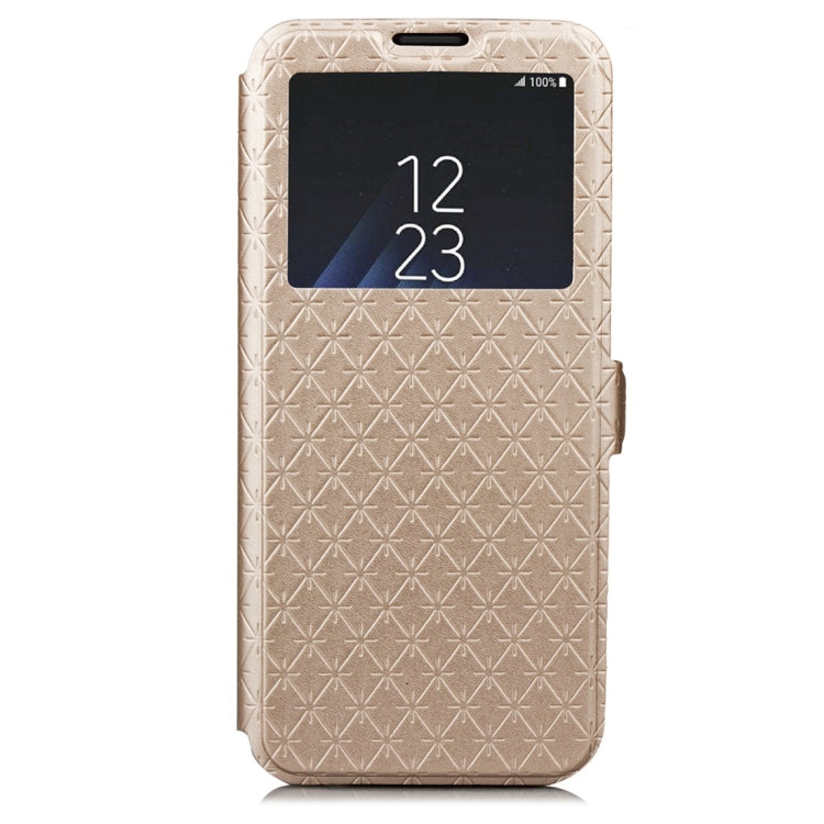 For Galaxy S9+ Argyles Texture Horizontal Flip Leather Case with Holder & Card Slots & Call Display ID