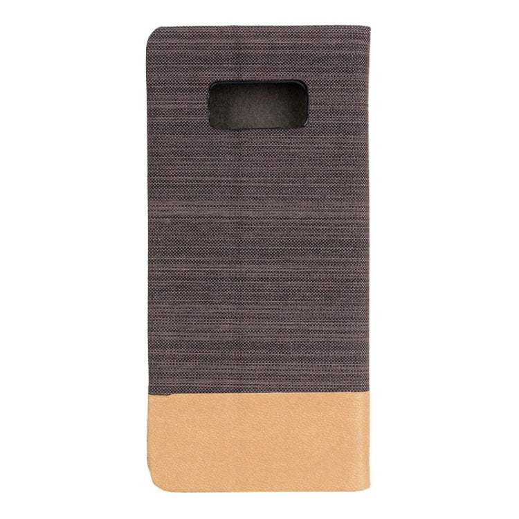 For Galaxy S8 Denim Texture Horizontal Flip Leather Case with Holder & Card Slots & Wallet