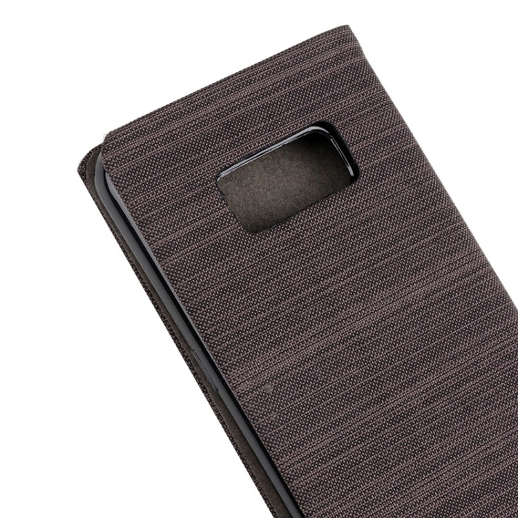 For Galaxy S8 Denim Texture Horizontal Flip Leather Case with Holder & Card Slots & Wallet