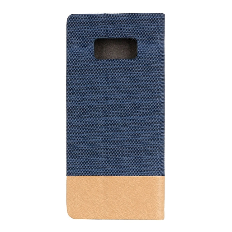 For Galaxy S8 + / G955 Denim Texture Horizontal Flip Leather Case with Holder & Card Slots & Wallet