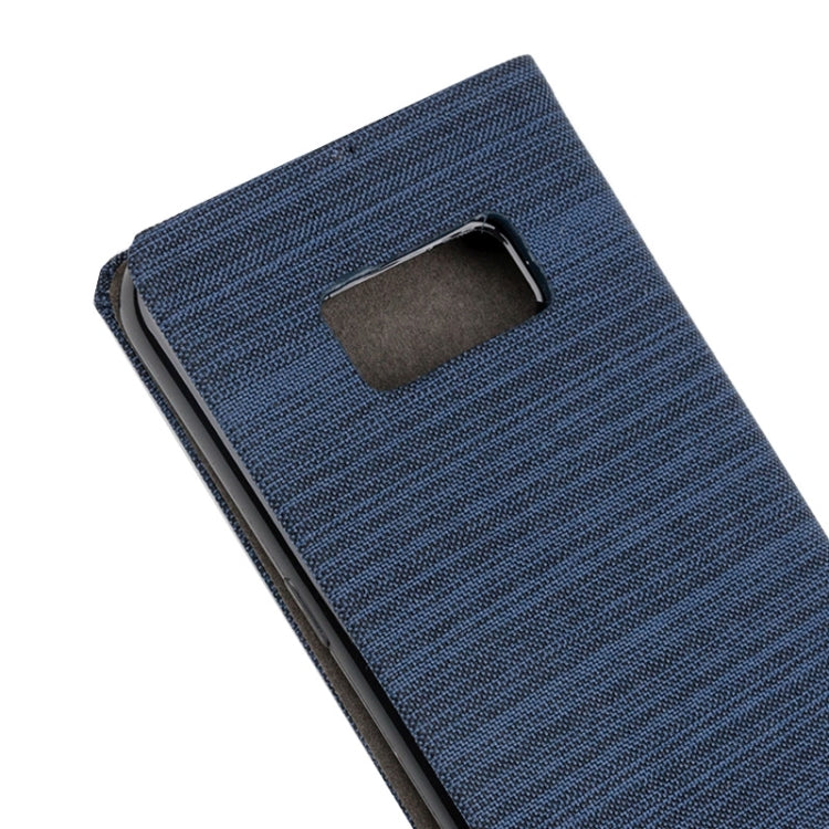 For Galaxy S8 + / G955 Denim Texture Horizontal Flip Leather Case with Holder & Card Slots & Wallet