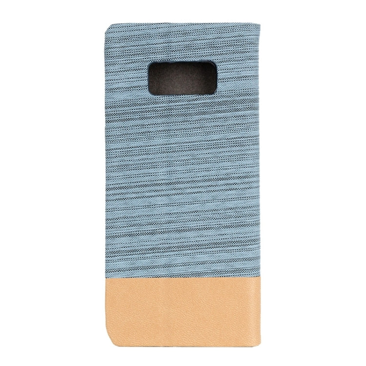 For Galaxy S8 + / G955 Denim Texture Horizontal Flip Leather Case with Holder & Card Slots & Wallet