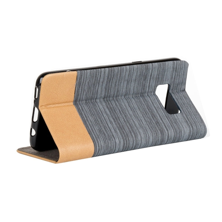 For Galaxy S8 + / G955 Denim Texture Horizontal Flip Leather Case with Holder & Card Slots & Wallet