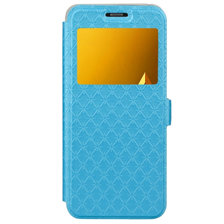 For Galaxy A8 (2018) Argyles Texture Horizontal Flip Leather Case with Holder & Card Slots & Call Display ID
