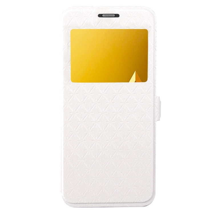 For Galaxy A8 (2018) Argyles Texture Horizontal Flip Leather Case with Holder & Card Slots & Call Display ID