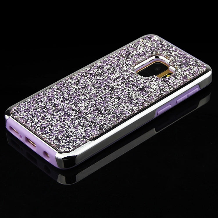 For Galaxy S9 Diamond Series Electroplating PC TPU Protective Case