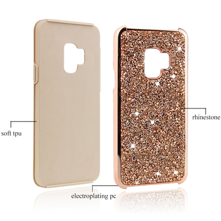 For Galaxy S9 Diamond Series Electroplating PC TPU Protective Case