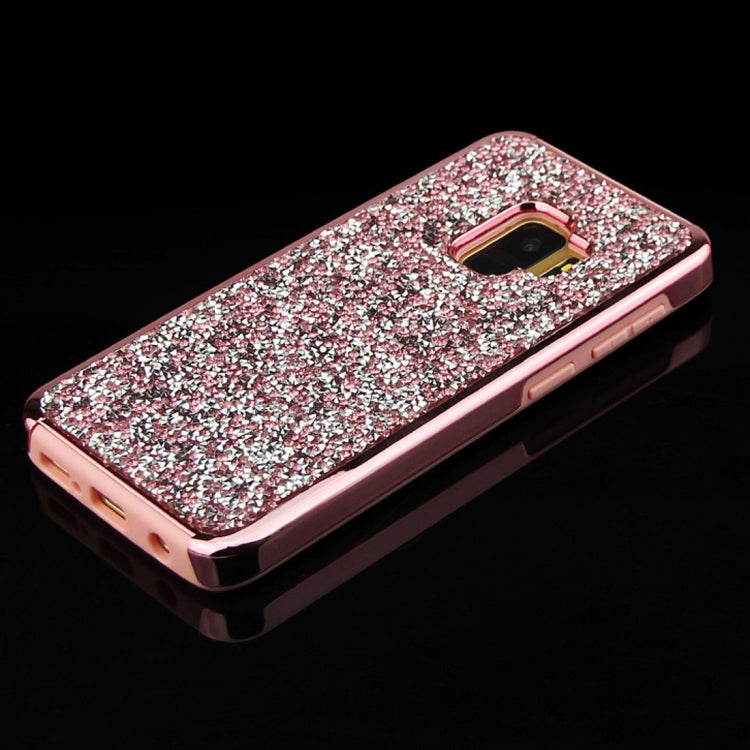 For Galaxy S9 Diamond Series Electroplating PC TPU Protective Case