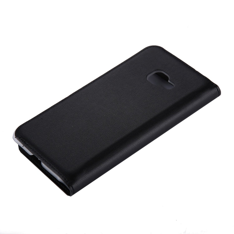 For Galaxy J7 Max PU+PC Horizontal Flip Leather Case with Call Display ID