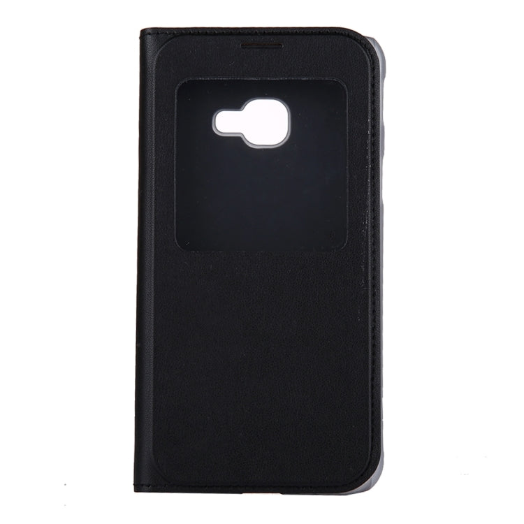 For Galaxy Xcover 4 PU+PC Horizontal Flip Leather Case with Call Display ID