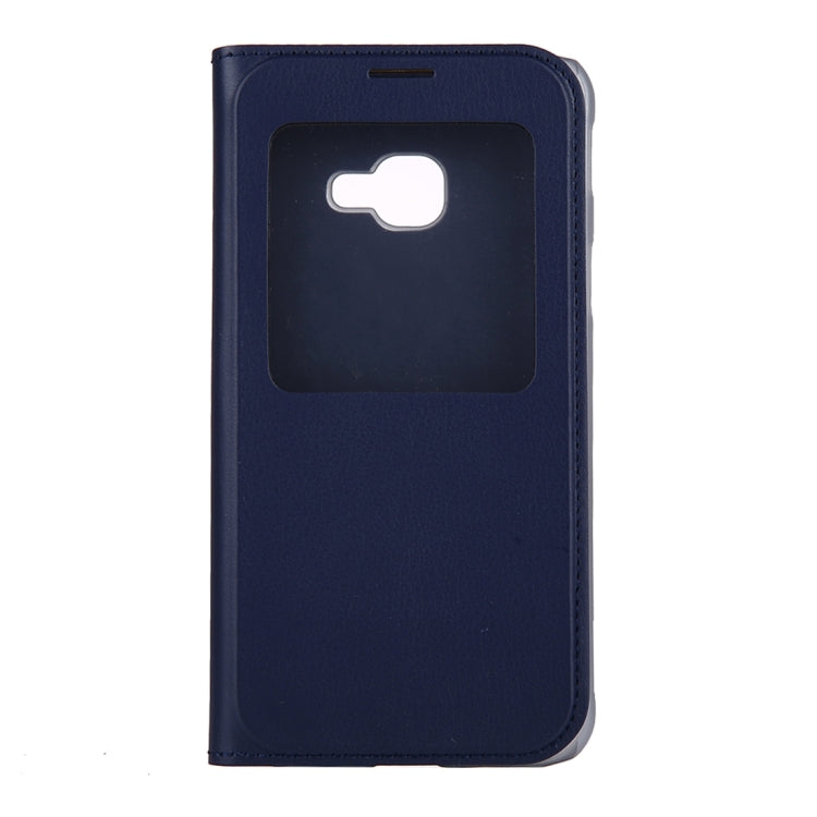 For Galaxy Xcover 4 PU+PC Horizontal Flip Leather Case with Call Display ID