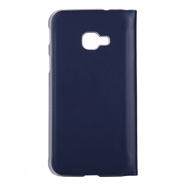 For Galaxy Xcover 4 PU+PC Horizontal Flip Leather Case with Call Display ID