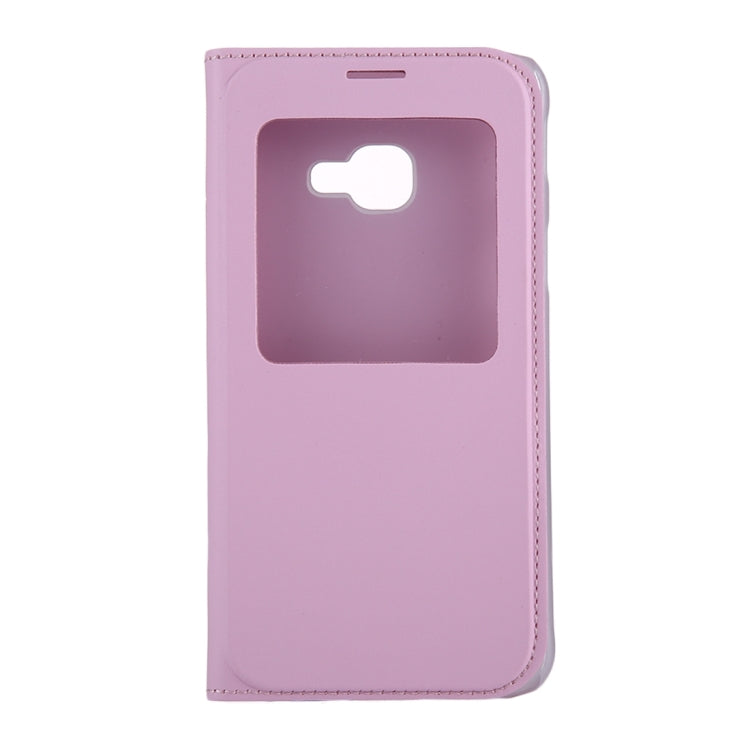 For Galaxy Xcover 4 PU+PC Horizontal Flip Leather Case with Call Display ID