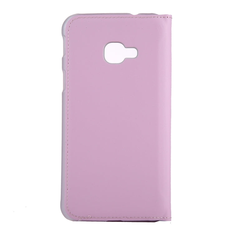 For Galaxy Xcover 4 PU+PC Horizontal Flip Leather Case with Call Display ID