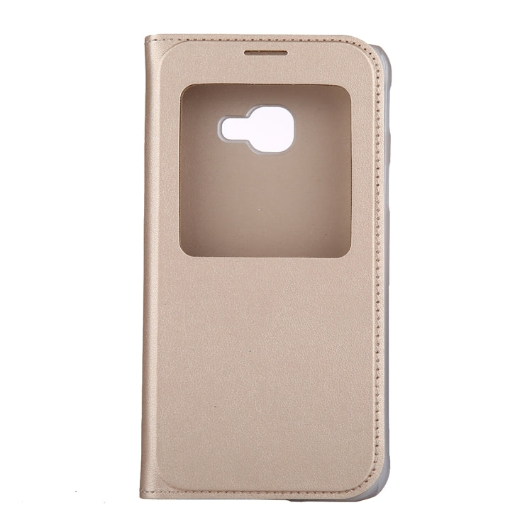For Galaxy Xcover 4 PU+PC Horizontal Flip Leather Case with Call Display ID