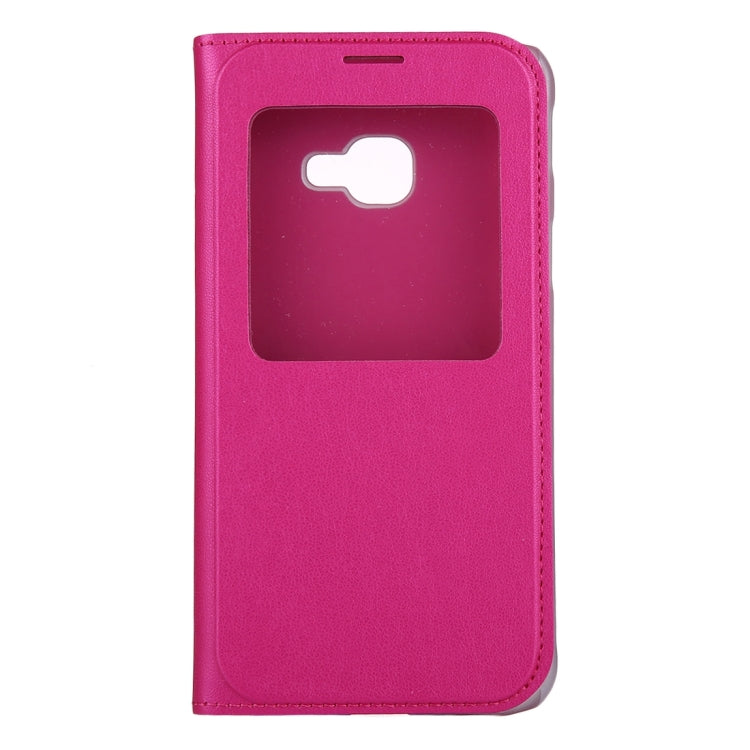 For Galaxy Xcover 4 PU+PC Horizontal Flip Leather Case with Call Display ID