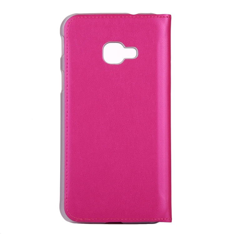 For Galaxy Xcover 4 PU+PC Horizontal Flip Leather Case with Call Display ID
