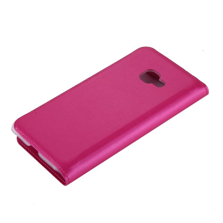 For Galaxy Xcover 4 PU+PC Horizontal Flip Leather Case with Call Display ID