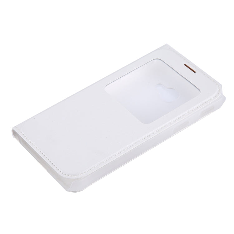 For Galaxy Xcover 4 PU+PC Horizontal Flip Leather Case with Call Display ID