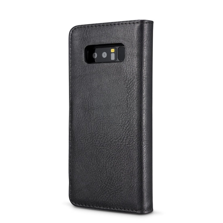 DG.MING for Galaxy Note 8 Crazy Horse Texture Horizontal Flip Detachable Magnetic Protective Case with Holder & Card Slots & Wallet