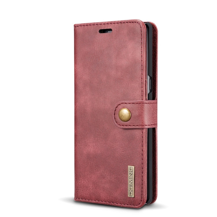 DG.MING for Galaxy Note 8 Crazy Horse Texture Horizontal Flip Detachable Magnetic Protective Case with Holder & Card Slots & Wallet