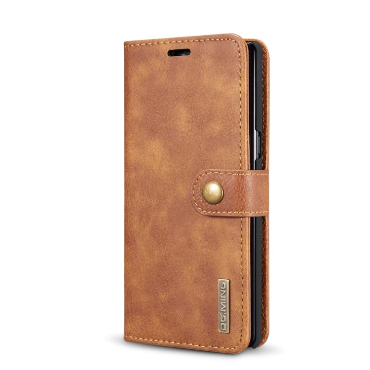 DG.MING for Galaxy Note 8 Crazy Horse Texture Horizontal Flip Detachable Magnetic Protective Case with Holder & Card Slots & Wallet