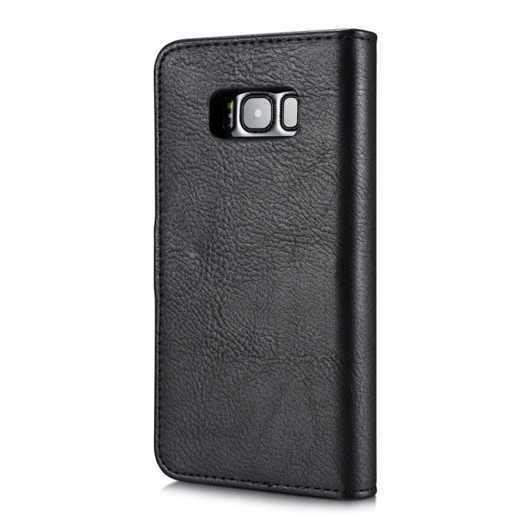 DG.MING for Galaxy S8 Crazy Horse Texture Horizontal Flip Detachable Magnetic Protective Case with Holder & Card Slots & Wallet