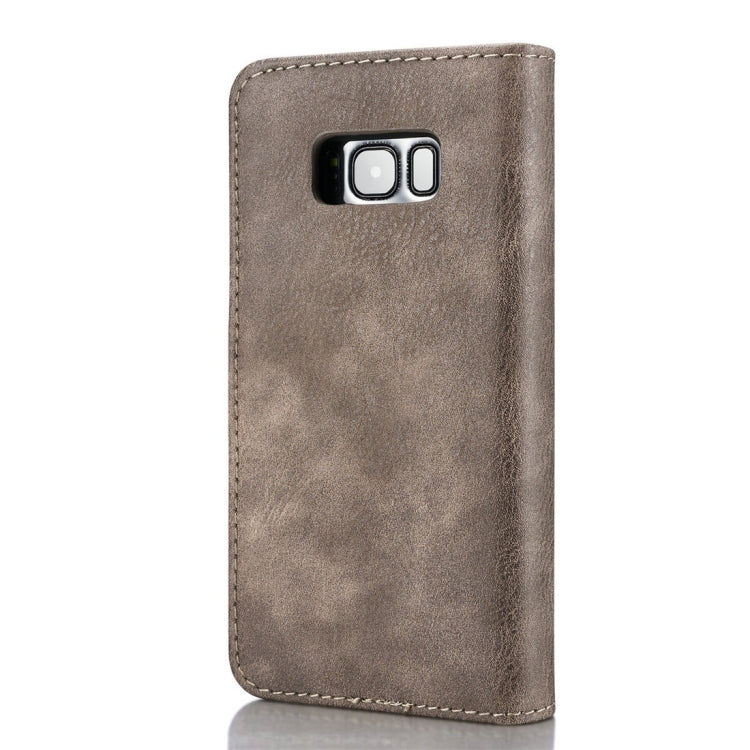 DG.MING for Galaxy S8 Crazy Horse Texture Horizontal Flip Detachable Magnetic Protective Case with Holder & Card Slots & Wallet