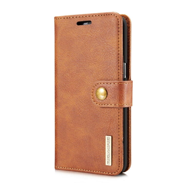 DG.MING for Galaxy S8 Crazy Horse Texture Horizontal Flip Detachable Magnetic Protective Case with Holder & Card Slots & Wallet