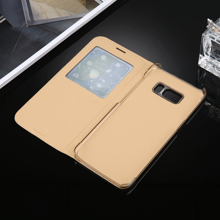 For Galaxy S8 Litchi Texture Horizontal Flip Leather Case with Call Display ID