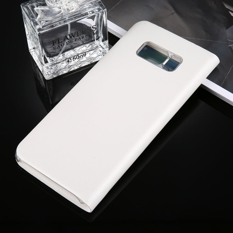 For Galaxy S8 + / G955 Litchi Texture Horizontal Flip Leather Case with Call Display ID