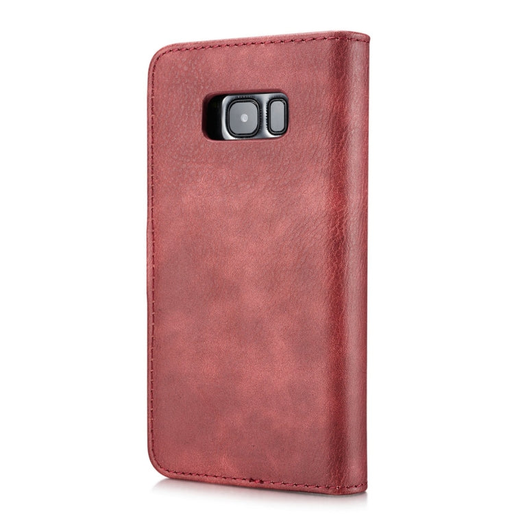 DG.MING for Galaxy S8+ / G955 Crazy Horse Texture Horizontal Flip Detachable Magnetic Protective Case with Holder & Card Slots & Wallet