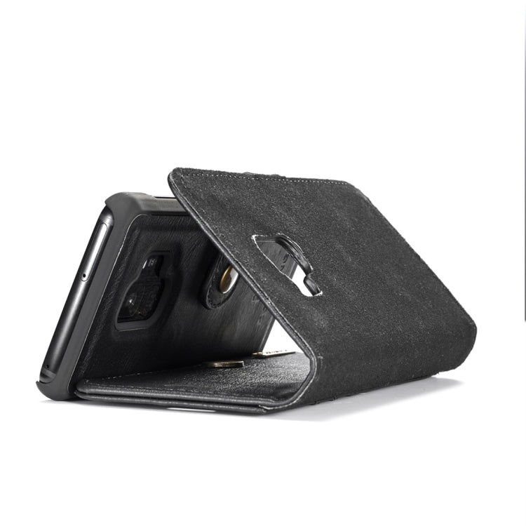 DG.MING for Galaxy S9 Crazy Horse Texture Horizontal Flip Detachable Magnetic Protective Case with Holder & Card Slots & Wallet