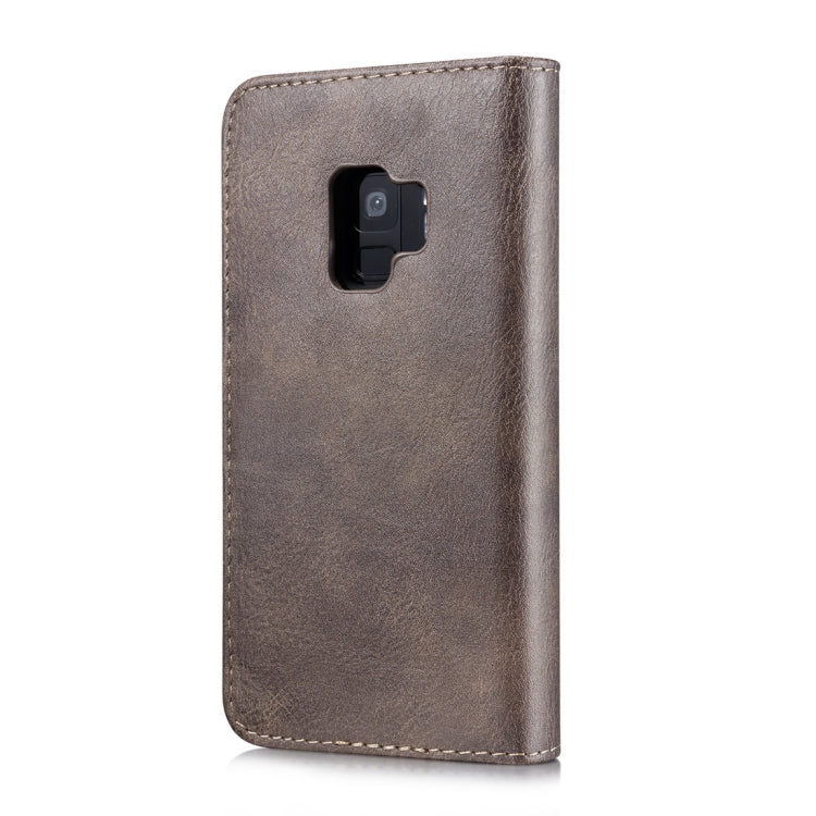 DG.MING for Galaxy S9 Crazy Horse Texture Horizontal Flip Detachable Magnetic Protective Case with Holder & Card Slots & Wallet