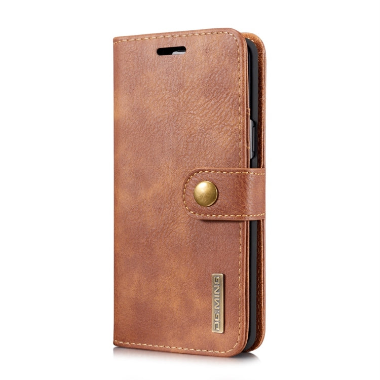 DG.MING for Galaxy S9 Crazy Horse Texture Horizontal Flip Detachable Magnetic Protective Case with Holder & Card Slots & Wallet
