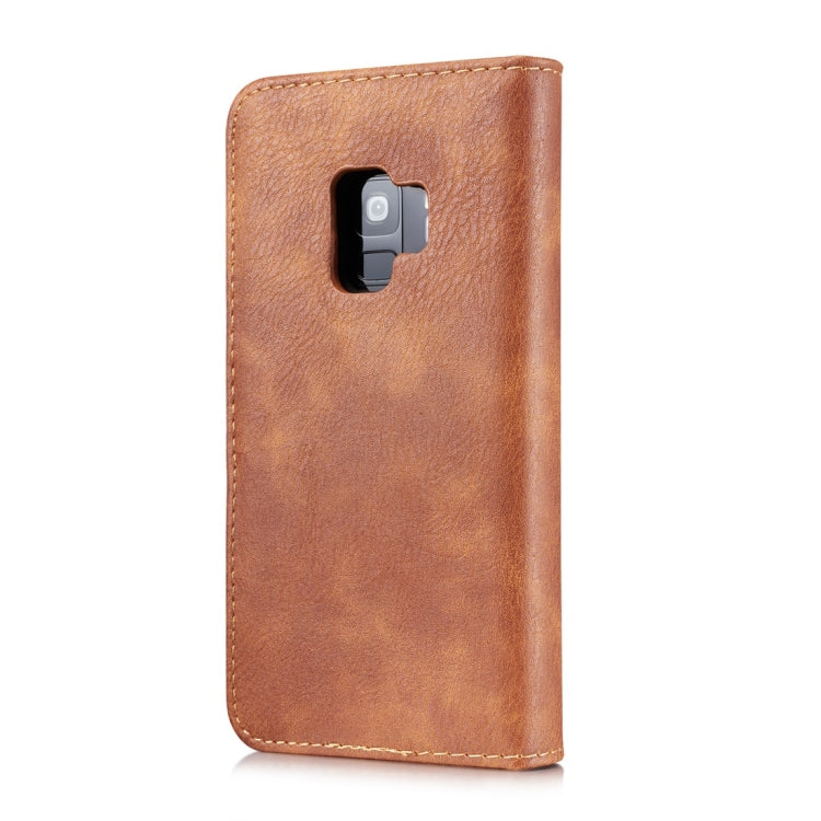 DG.MING for Galaxy S9 Crazy Horse Texture Horizontal Flip Detachable Magnetic Protective Case with Holder & Card Slots & Wallet