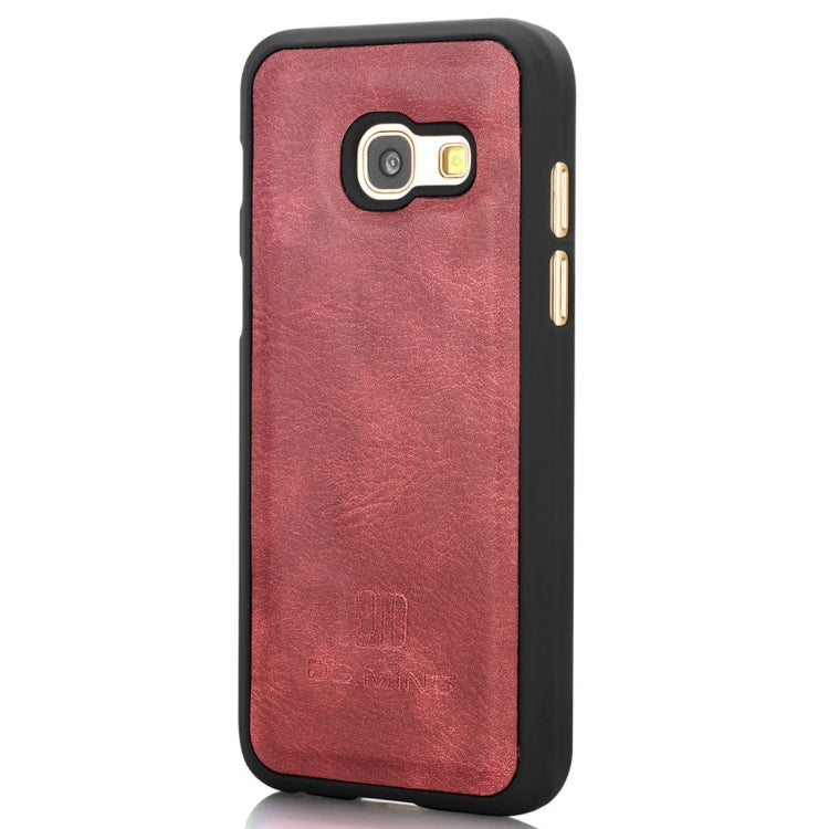 DG.MING for Galaxy A3 (2017) / A320 Crazy Horse Texture Horizontal Flip Detachable Magnetic Protective Case with Holder & Card Slots & Wallet
